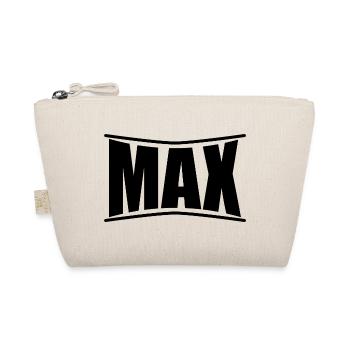 T-Shirt Max T-Shirt Geschenkidee - Bio-Täschchen - Natur - Vorne