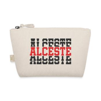 Alceste t-shirt idée cadeau texte empilé - Trousse biologique - nature - Devant