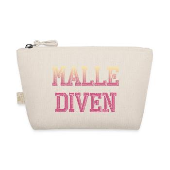 Malle Diven Shirt / Mallorca - Organic Pouch - nature - Front