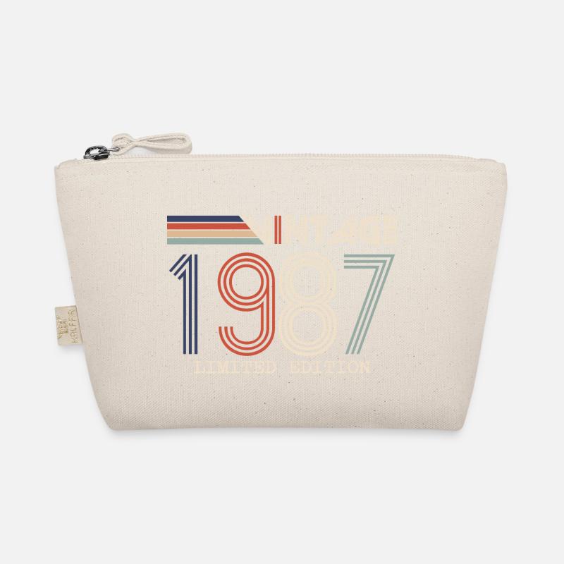 Vintage 1987 Anniversary Gift - Vintage 1987 Organic Pouch