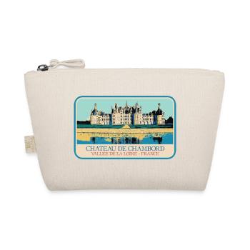 Illustration Château Chambord, Loire Valley - Organic Pouch - nature - Front