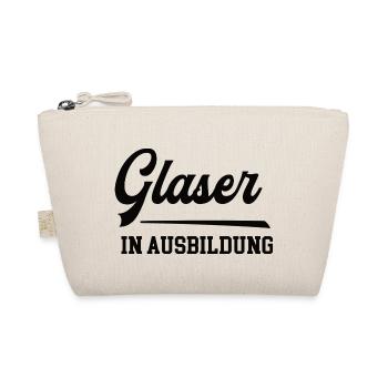 Glaser in Ausbildung Glaserausbildung Lehrling - Bio-Täschchen - Natur - Vorne