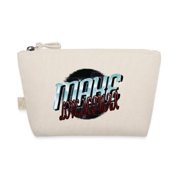 statement present idea present cool peace symbols - Organic Pouch - nature - Front