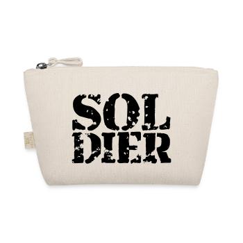 Stempel Soldat Logo Krieg General Freiheitskämpfer - Bio-Täschchen - Natur - Vorne