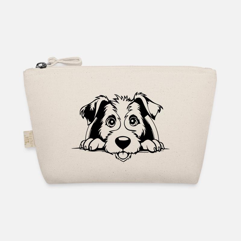 Fox Terrier - Organic Pouch - nature