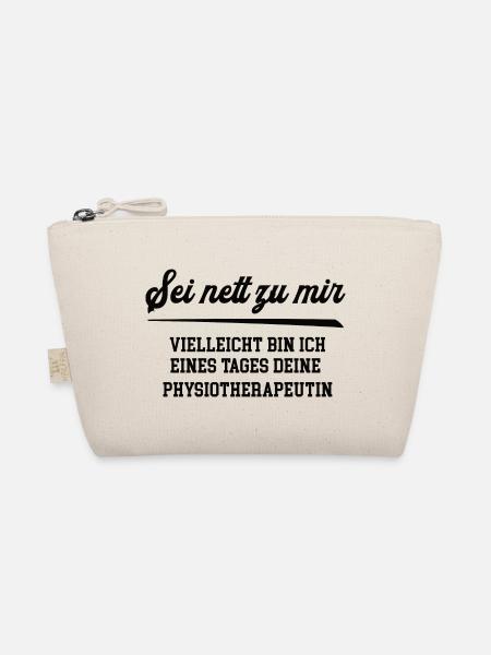 Physiotherapeutin Krankengymnastik Physiotherapie - Bio-Täschchen - Natur - Vorne