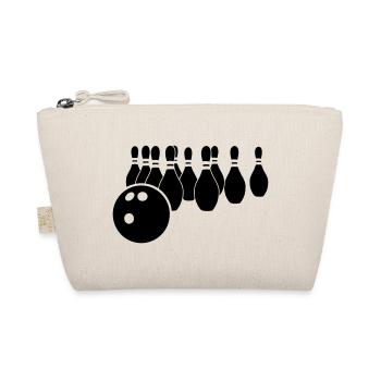Bowling logo - Organic Pouch - nature - Front