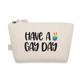 LGBT Pride Month - Have a Gay Day - Bio-Täschchen - Natur - Vorne