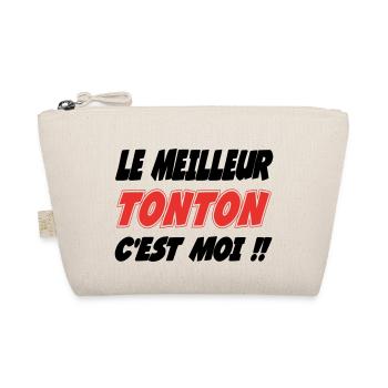 Le meilleur TONTON c'est moi !!! - Trousse biologique - nature - Devant