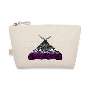 Motif de papillon de la fierté asexuée A - Trousse biologique - nature - Devant