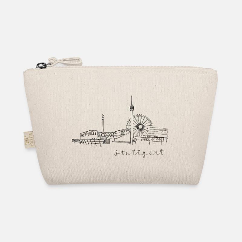 Stuttgart Skyline Bio-Täschchen