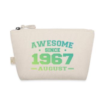 1967 August Year Birth Birthday August 1967 - Organic Pouch - nature - Front