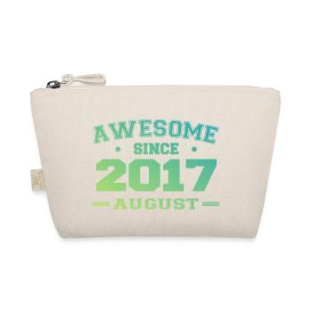 2017 Août Année Naissance Anniversaire Août 2017 - Trousse biologique - nature - Devant