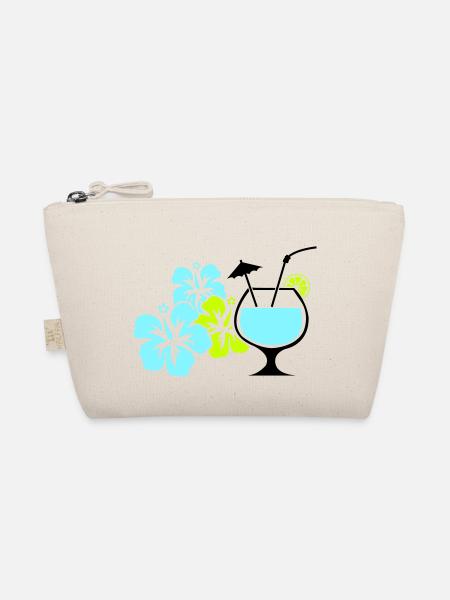 Cocktail Flowers Hawaii - Organic Pouch - nature - Front