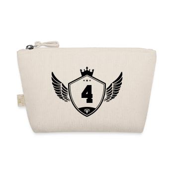 4 wappen krone - Bio-Täschchen - Natur - Vorne