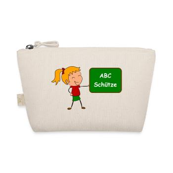 Einschulung ABC Schütze - Bio-Täschchen - Natur - Vorne