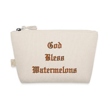 GodBlessWatermelons - Bio-Täschchen - Natur - Vorne
