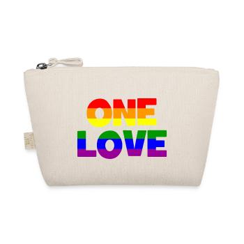ONE LOVE LGBTQ Gay Lesbienne - Trousse biologique - nature - Devant