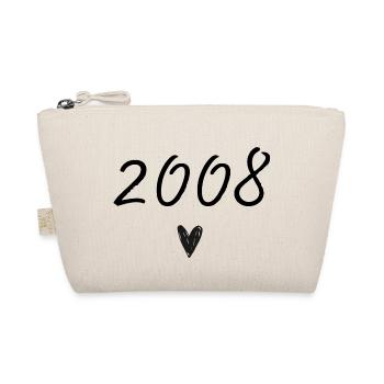 2008 Herzgeburtstag - Bio-Täschchen - Natur - Vorne