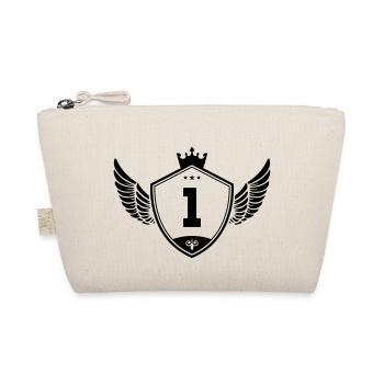 1 Coat of Arms Crown - Organic Pouch - nature - Front