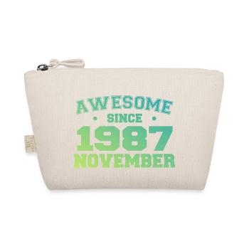 Né Novembre 1987 Cadeau Anniversaire Novembre 1987 - Trousse biologique - nature - Devant
