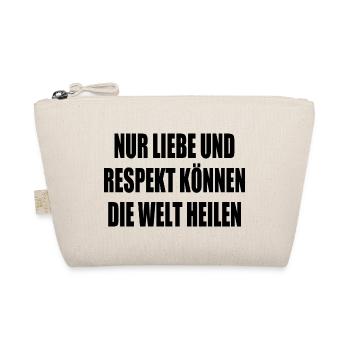 Seuls l’amour et le respect peuvent guérir le monde - Trousse biologique - nature - Devant