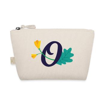 Elegant letter 'O' with flowers - Organic Pouch - nature - Front