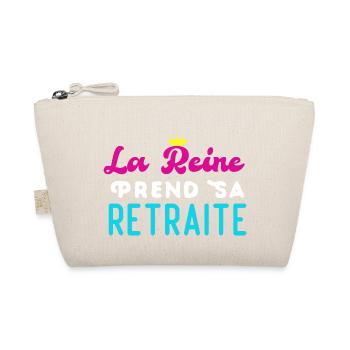 The Queen retires - Organic Pouch - nature - Front