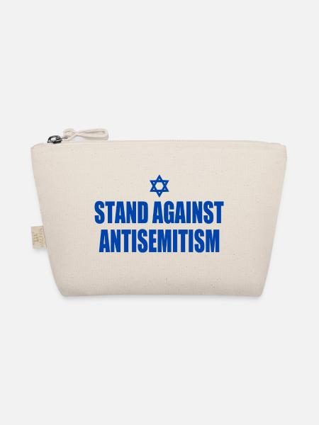 stand against antisemitism - Bio-Täschchen - Natur - Vorne