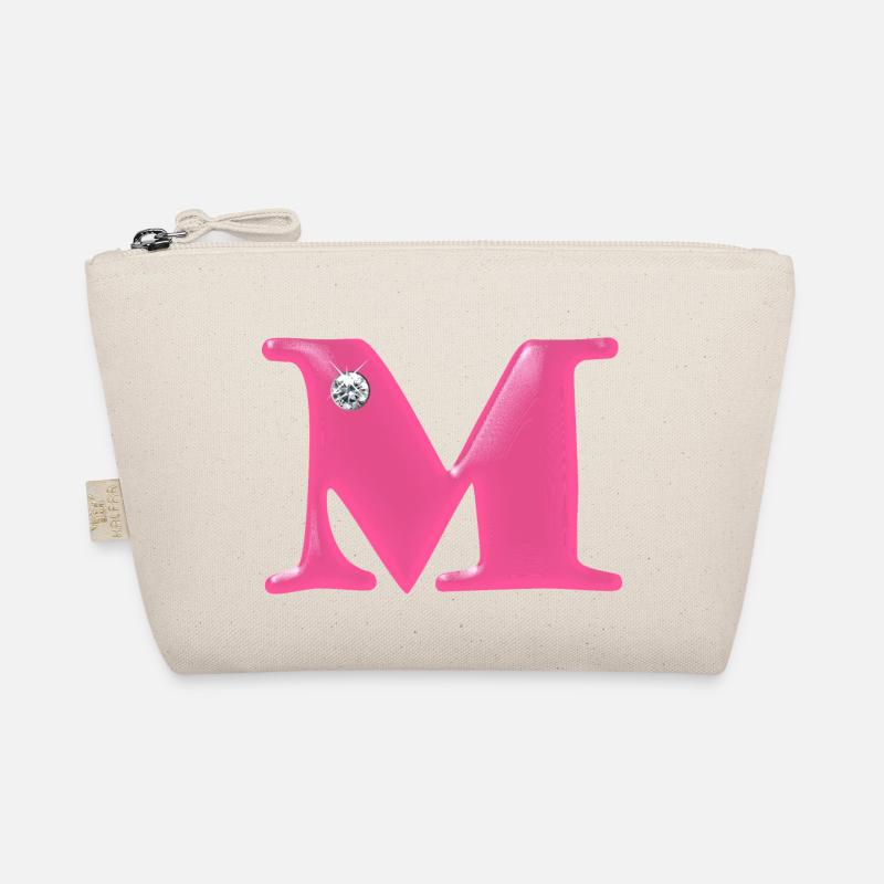 Lettre M Strass Trousse biologique