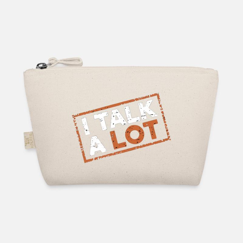 I Talk A Lot 12 - Bio-Täschchen - Natur