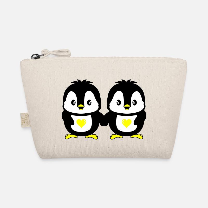 pinguine süß liebe Bio-Täschchen