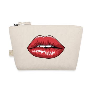 Baiser cramoisi Pop Art - Trousse biologique - nature - Devant