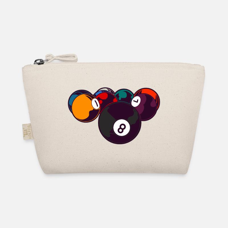 Billiards 8 Ball Organic Pouch