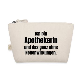 Ich bin Apothekerin ganz ohne Nebenwirkungen - Bio-Täschchen - Natur - Vorne