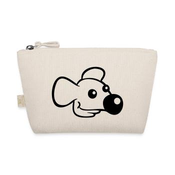 Mouse Big Nose Mouse Small Rat Rodent Cute - Organic Pouch - nature - Front