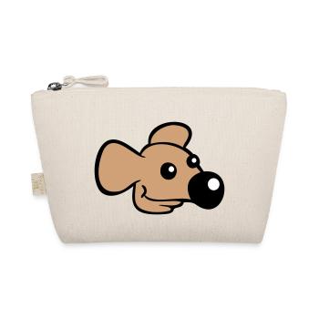 Mouse Big Nose Mouse Small Rat Rodent Cute - Organic Pouch - nature - Front