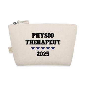Physio Therapeut 2025 Physiotherapie Masseur Beruf - Bio-Täschchen - Natur - Vorne