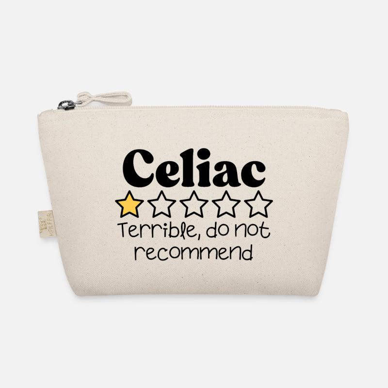 Celiac Disease Sarcastic Funny quote Organic Pouch