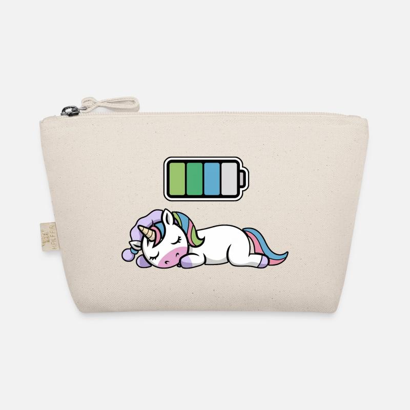 Unicorn Sleeping Recharging Night Bedtime Bio-Täschchen