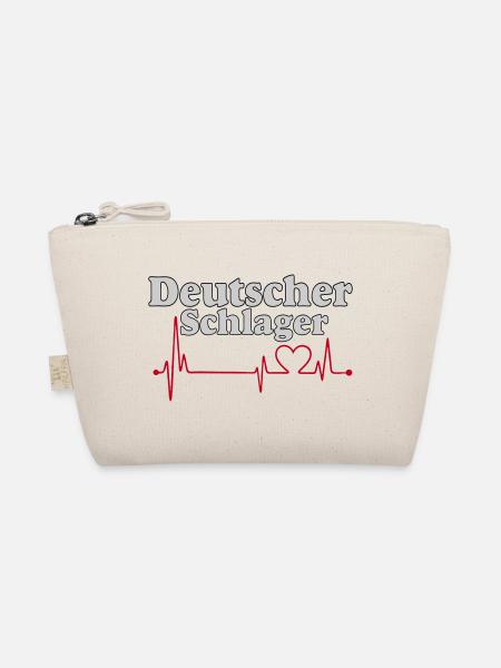 Schlager Party , Schlager Music , Heartbeat - Organic Pouch - nature - Front