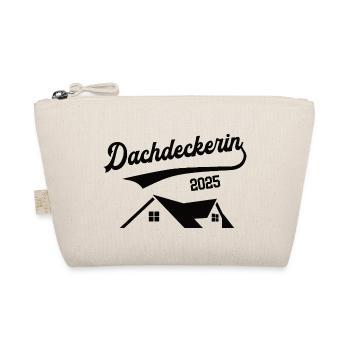 Dachdeckerin 2025 Beruf Dachdecker Dachdeckerei - Bio-Täschchen - Natur - Vorne