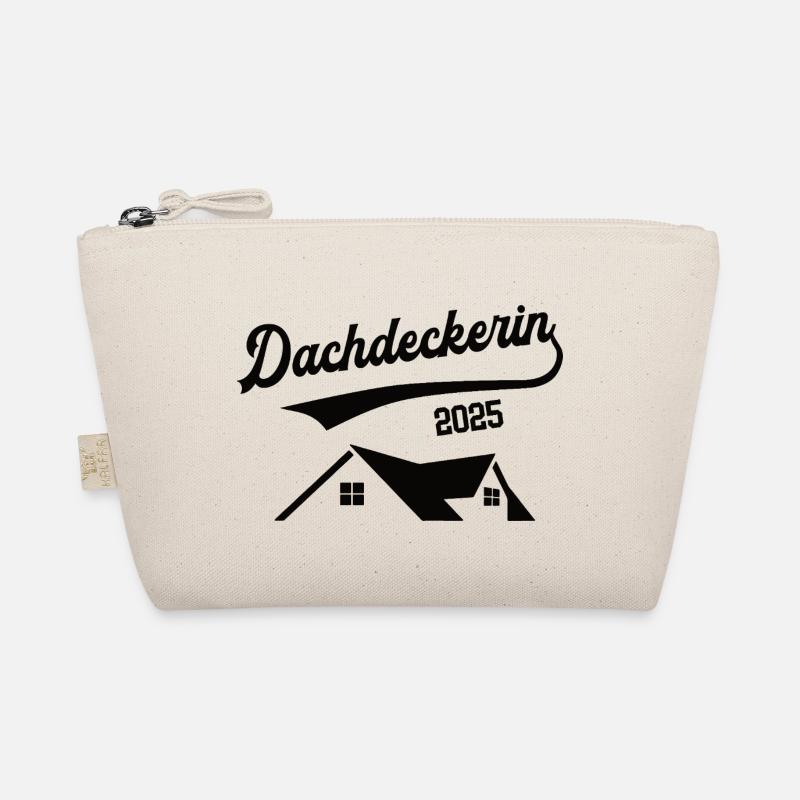 Dachdeckerin 2025 Beruf Dachdecker Dachdeckerei Bio-Täschchen