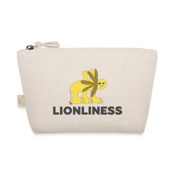 LIONLINESS - Lion Only Outsider Art - Organic Pouch - nature - Front