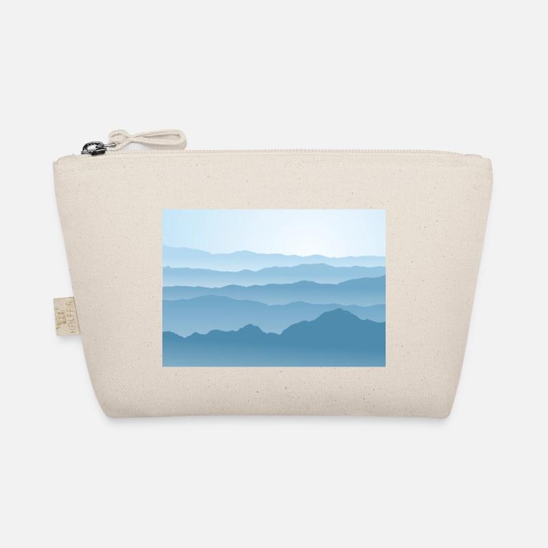 Mountains in blue Organic Pouch