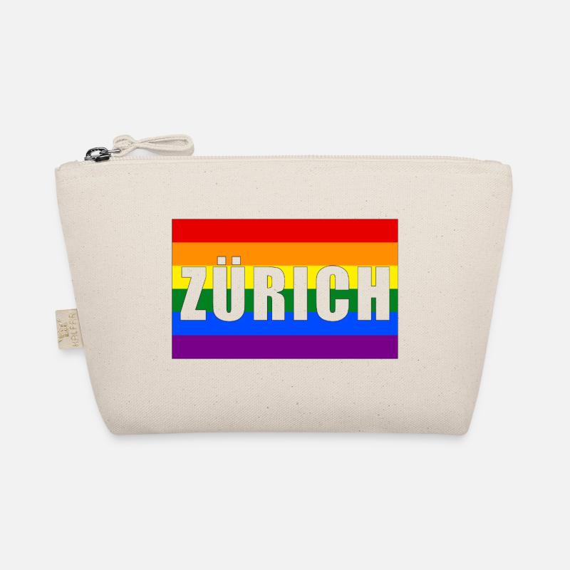 Zurich Pride Rainbow Flag Organic Pouch