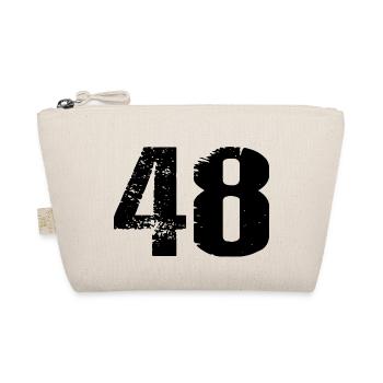 48 Zahl Trikot - Bio-Täschchen - Natur - Vorne