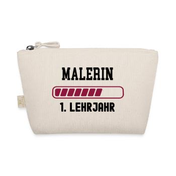 Ausbildung Malerin 1. Lehrjahr Malerlehre - Bio-Täschchen - Natur - Vorne