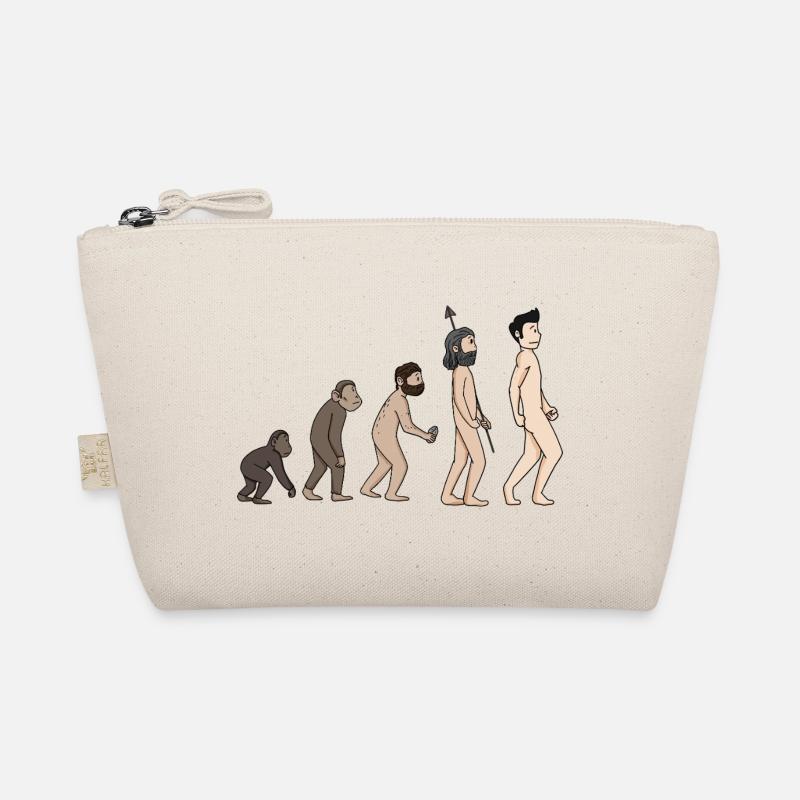 Human Development - Evolution Illustration Organic Pouch