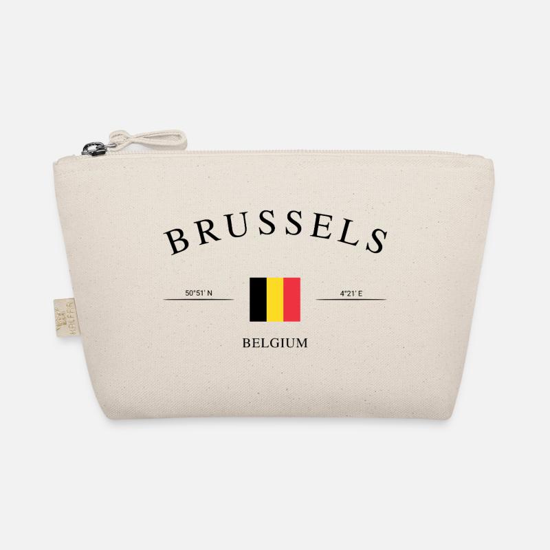 Brüssel Belgien – Urlaub Souvenir & Geschenk - Bio-Täschchen - Natur